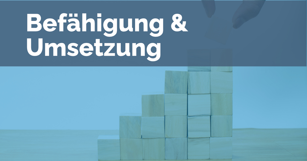 Leistungsträger befähigen: Workshops, Webinare, Coachings und Audits